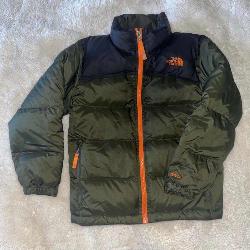 The north face 550 down puffer jacket size small 7/8 EUC